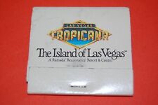 Tropicana The Island of Las Vegas in Nevada Vintage Full Unstruck Matchbook picture