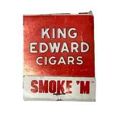 King Edwards Cigars Jaffrey New Hampshire Vintage Matchbook picture