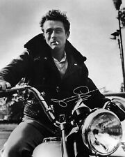 James dean On HIs Motorcycle  Vintage photo  8X10 a Rare find picture