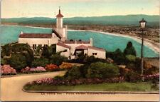 Vintage Postcard Hand Colored Albertype La Venta Inn Palos Verdes California B1 picture