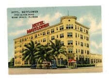 1930-45 Postcard Hotel Mayflower  Miami Beach Florida Mini picture