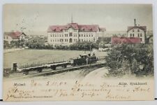 Sweden Malmo Allmanna Sjukhuset Railroad Train c1902 Postcard I1 picture