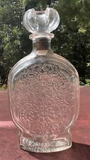 Vintage Schenley Whiskey Bottle Decanter with scroll embossed picture