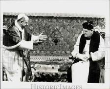 1966 Press Photo Pope Paul VI and Dr. Michael Ramsey meet at Vatican City picture