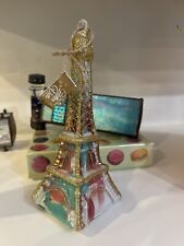 Glitterville Water Color Eiffel Tower Ornament NWT picture