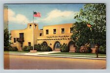Alamogordo NM-New Mexico, U.S. Post Office Building c1945 Vintage Postcard picture