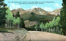 Postcard - Mt. Ypsilon, Deer Ridge, Trail Ridge Road, Colorado 0813 picture