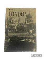 Vintage Travel Brochure/Booklet Illustrated England LONDON picture