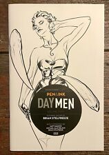Day Men Pen & Ink Volume 2 Oversized B&W Art Of Brian Stelfreeze 17x11” picture
