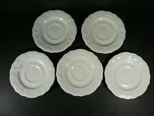 5 Federal 157 Ironstone Saucers 6