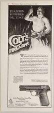 1921 Print Ad Colt Firearms Semi-Auto Pistol Blacksmith Working Hartford,CT picture