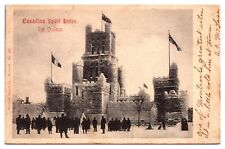 1905 Canadian Sport Series, Ice Palace, Montreal, Quebec Postcard picture