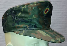 Field Cap  mountain style  German Army  green flecktarn camo - Made in Germany - picture