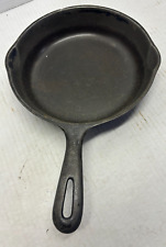Vintage #5 Unmarked  8 inch  camping  Cast Iron Skillet picture
