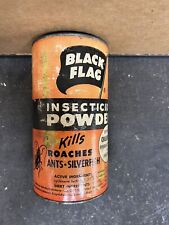 Vintage Black Flag Insect Powder Can picture