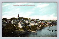 Marblehead MA-Massachusetts, View From Rockmere Point, Vintage Souvenir Postcard picture