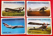 CSA Czechoslovak Airlines Trade Cards IL-62 DE HAVILAND 50 SI 204D C64A NORSEMAN picture