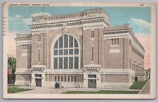 Postcard - Armory Building Akron Ohio 1925 Military Government Vintage OH picture