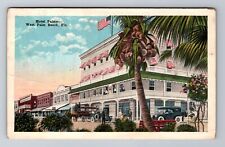 West Palm Beach FL-Florida, Hotel Palms, Advertising, Antique, Vintage Postcard picture