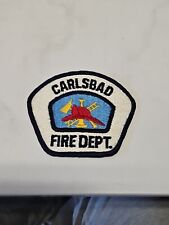 Rare Carlsbad, CA Fire Patch Vintage AD picture
