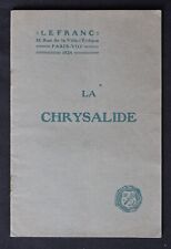 1924 LA CHRYSALIDE LEFRANC Catalogue Color Paint Varnish Catalog picture