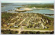 Postcard Aerial View Of Holiday Campground, Seminole Florida Unposted picture