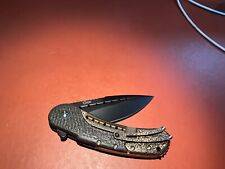 TODD BEGG BODEGA spectacular/mint condition tactical flipper — black on black picture