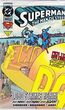 Superman: The Man of Steel #30 (in bag) VF/NM; DC | vinyl clings - we combine sh picture