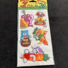 NEW Vintage 80’s Puffy Happy Sticker Sheet picture