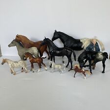 Breyer Horses Lot 9 Horses & Rider Appaloosa Large & Small picture