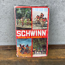 Vintage 1977 Schwinn Bike Brochure Catalog Stingray BMX Paramount Track APART picture