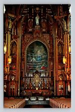 Montreal Quebec-Canada, Sacred Heart Chapel, Notre Dame Church, Vintage Postcard picture