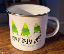 RUN FORREST RUN Bubba Gump Fish Co. Coffee Mug, 3 1/2