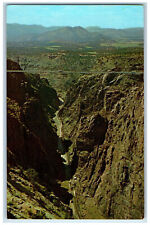 c1950's Observation Point at the Royal Gorge Bridge Canon City CO Postcard picture