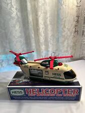 Vintage 2001 Hess Toy Helicopter with Motorcycle and Cruiser - New In Box picture