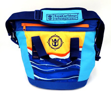 Royal Caribbean Cruise Line Cooler Bag 14.5 x 15 Blue Ocean Waves Lunch Bag picture