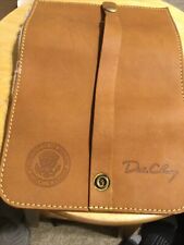 OOAK Vice President Dick Cheney Signed Leather Fly Fishing Wallet Memorabilia picture