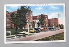 Vintage 1936 Postcard Rochester New York - STRONG MEMORIAL HOSPITAL picture