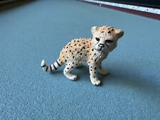 Schleich Cheetah Cub Kitten Baby Animal Figure 2015 Retired Wildlife Safari Cat picture