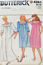 80s SIZE MED. 12/14 BUTTERICK 4361 MISSES LOUNGEWEAR *UC/FF picture