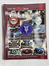 1935-1936 Ford Book Early V8 Club Of America Spiral Bound 2004 Restoration picture