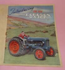 THE NEW FORDSON MAJOR TRACTOR FARMING VEHICLE ADVERTISING BOOKLET BROCHURE 1960s picture