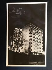 RPPC Postcard Madison WI - The Edgewater Hotel at Night picture