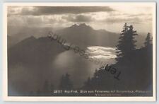 Vintage Postcard RPPC Rigi First Blick Vom Felsenweg Auf Burgenstock picture