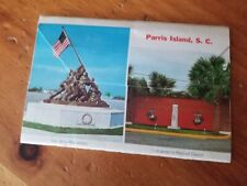 Vintage 1980s USMC Marine Corps Postcard Booklet- Parris Island, S.C. picture