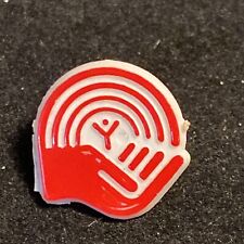 Vintage Plastic Red YMCA Logo Pin 1” picture