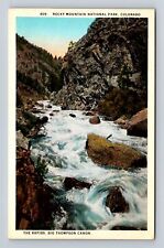 Rocky Mountain National Park-The Rapids, Big Thompson Canon Vintage Postcard picture
