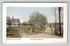 Putney VT-Vermont, Main Street, Advertising, Antique, Vintage Postcard picture