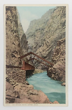 The Bridge Royal Gorge Colorado Postcard Unposted picture