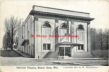 WI, Beaver Dam, Wisconsin, Davison Theatre, Exterior View, Montgomery,1911 PM picture